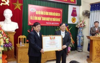 CÔNG TY CP THƯƠNG MẠI MIỀN NÚI THANH HÓA ĐÓN NHẬN DOANH NGHIỆP ĐẠT CHUẨN VĂN HÓA